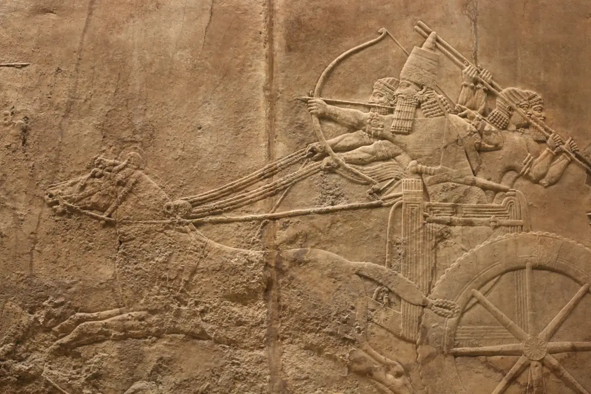 Starożytna płaskorzeźba egipska