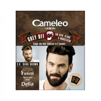 Farba do włosów, brody i wąsów Delia Cameleo men jednorazowy 3.0 ciemny brąz