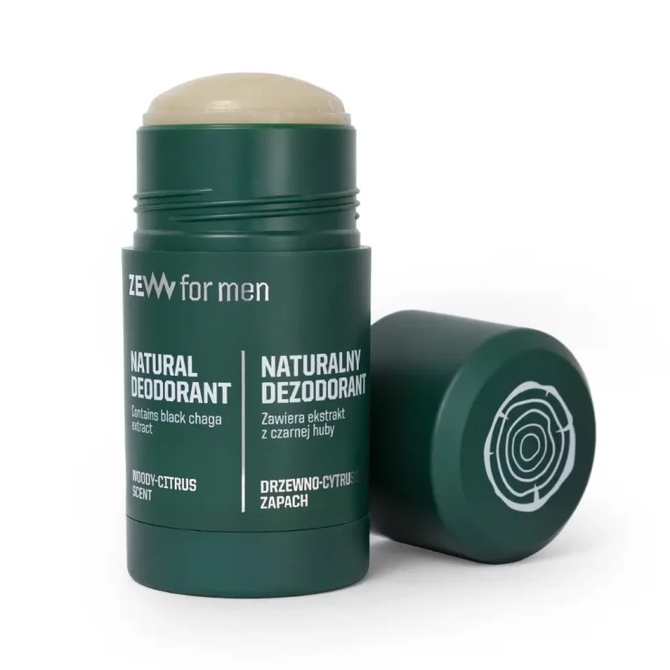 Naturalny dezodorant Zew for men w sztyfcie z ekstraktem z czarnej huby 80g