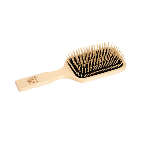 Szczotka do włosów drewniana RareCraft Paddle Brush jasna